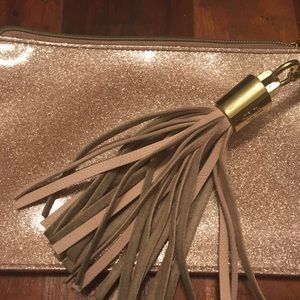 Gold sparkly Betsey Johnson bag